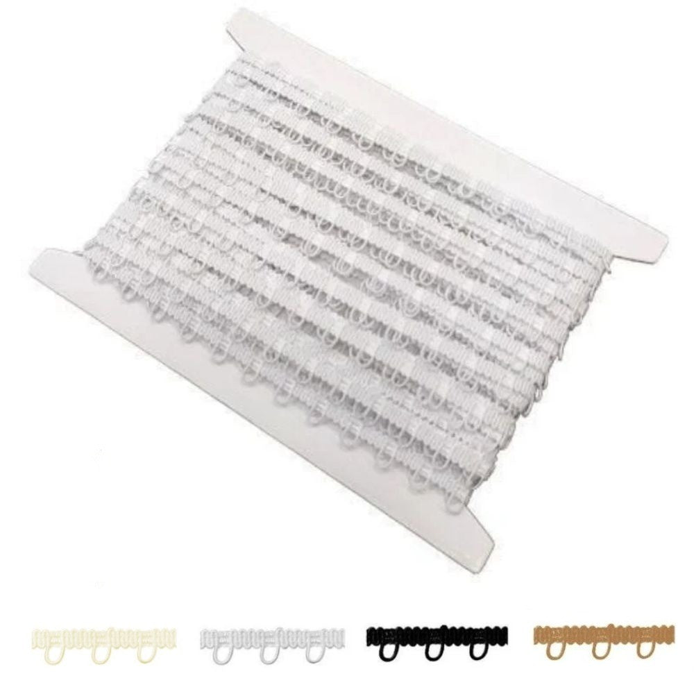 Passamaneria elastica con occhielli  articolo 2333/EL metri 20