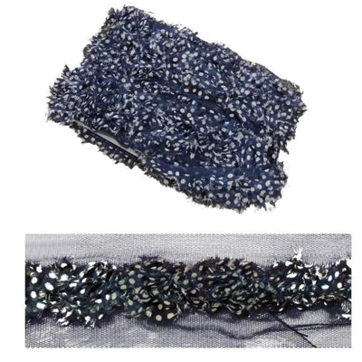 Passamaneria fiori pois h cm 6 articolo 145 metri 6,5