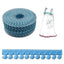 Mini pom pom trimmings, 13mm high, item 2302, 20 metres