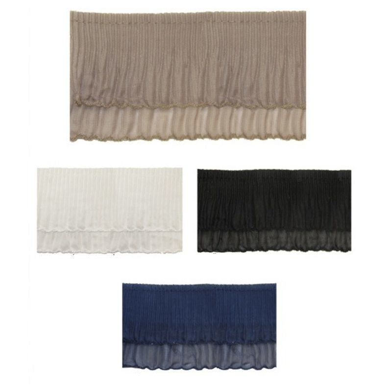 Pleated organza fashion trimmings h 7 cm item 1695 9 meters