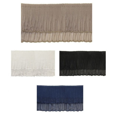 Passamaneria moda organza plissé h cm 7 articolo 1695 metri 9