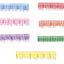Pleated trimmings, squares, height 2.5 cm, item PS00156, 9.14 metres