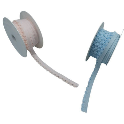 Passamaneria rifinitura tipo sbieco con pizzo articolo 244002  metri 10