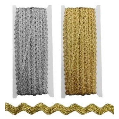 Passamaneria serpentina lamè h mm 5 articolo 454 metri 20