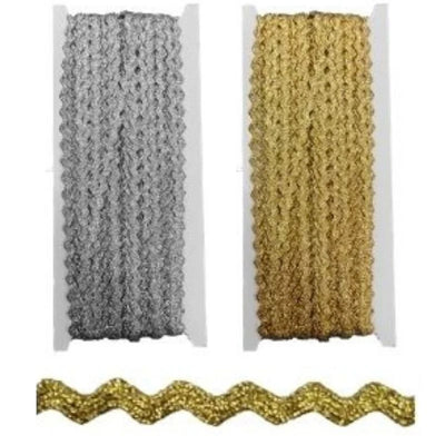 Passamaneria serpentina lamè h mm 9 articolo 454/1 metri 20