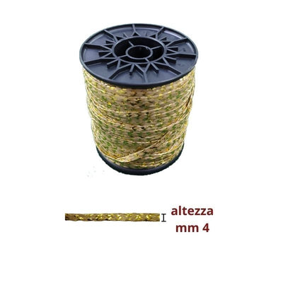 Piattina lurex e juta h mm 4 articolo 5239 metri 100