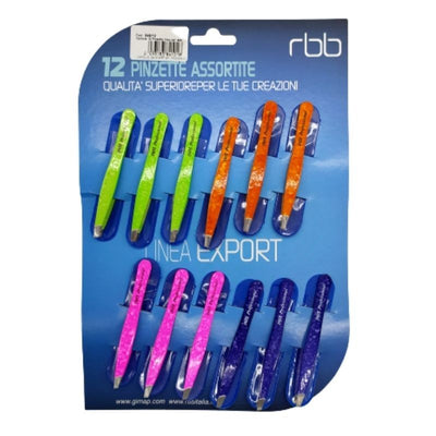 Pinzette per sopracciglia articolo 848/12 pezzi 12