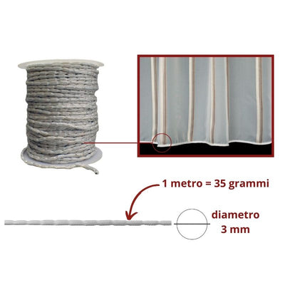 Piombino tubolare gr 35 articolo P4077/35 metri 50