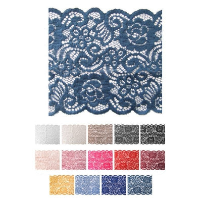 Pizzo elastico h cm 15 articolo LS215 metri 20