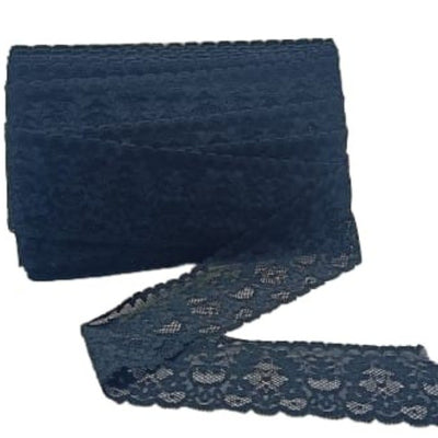 Pizzo elastico h cm 6,5  articolo 1427 metri 20