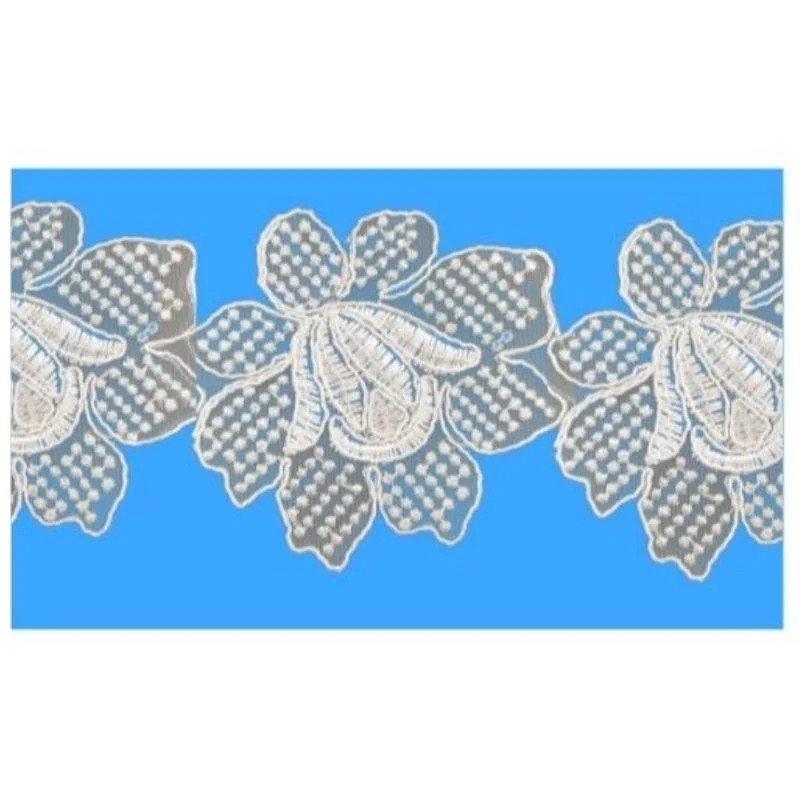 Rebrodè tulle lace item F01 10 meters