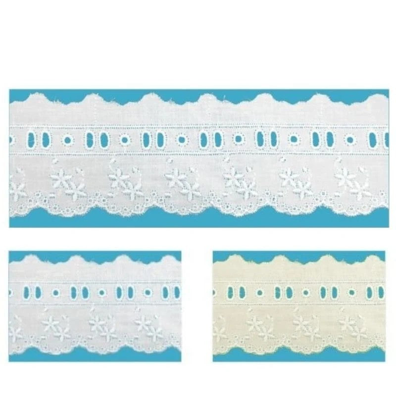 San Gallo lace with ribbon loop item 3897 13.80 meters