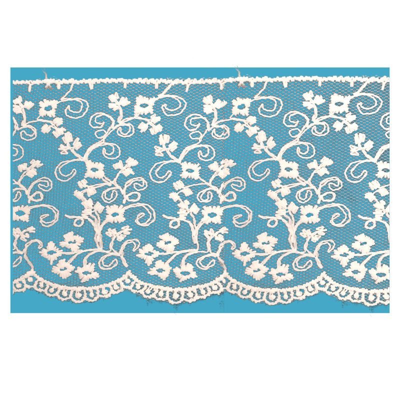 100% polyester tulle lace h 7 cm item 60107 10 meters