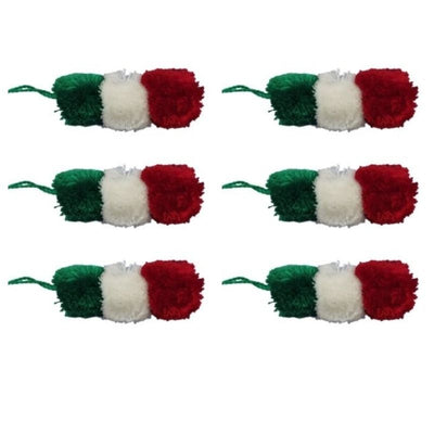 Pompon a tris h cm 6 articolo 41620 pezzi 6