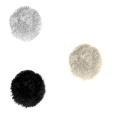 Pompon lapin ø mm 65 articolo K1191/65 pezzi 4