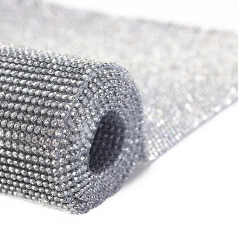 Rete plastica in strass vetro ss 10