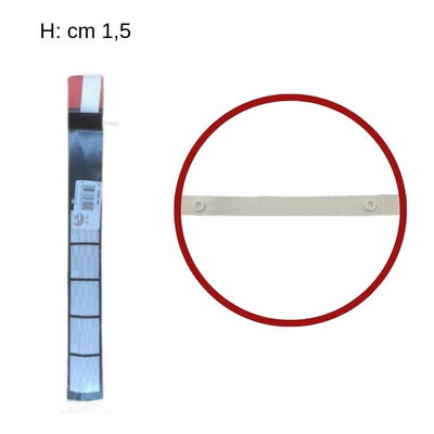 Riloga con anelli fettuccia h cm 1,5 articolo N/620 metri 100