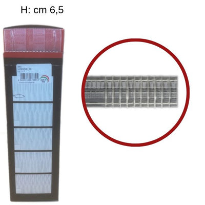 Riloga trasparente modello cannoncino h cm 6,5 articolo 201/65/TR metri 50