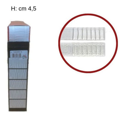 Riloga velcrata modello cannoncino h cm 4,5 articolo N/201/45/VEL metri 50
