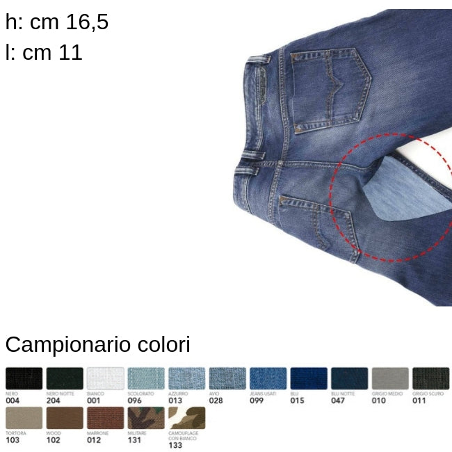Iron-on jeans reinforcements (inner thigh) item 30