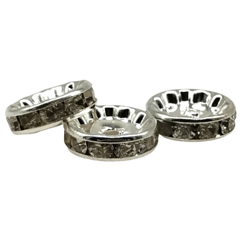 Rondella strass mm 12 pezzi 24