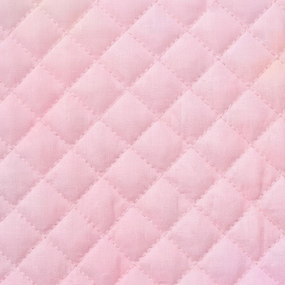 Cotton pique quilt in striped h 150 cm, single side lined