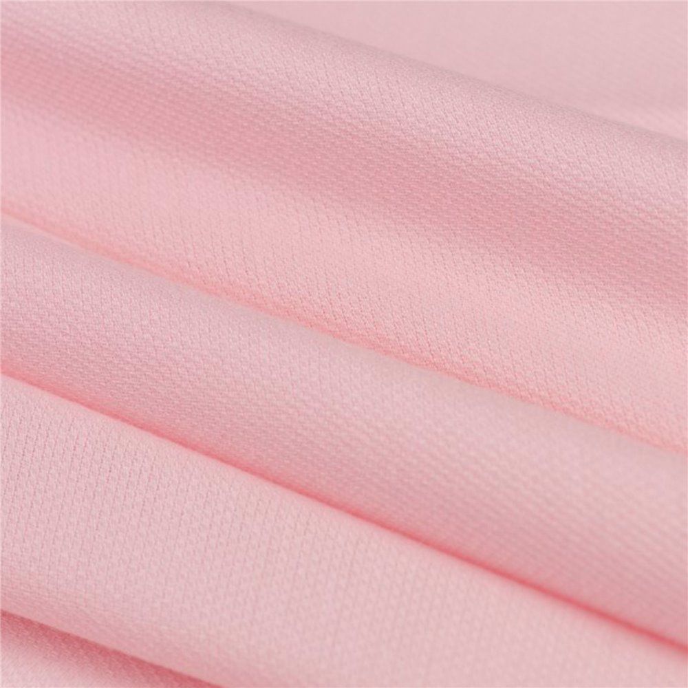 Plain-coloured piquet fabric with fine stripes, 150 cm high