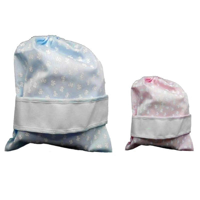 Sacchetto nascita con fascia in tela aida articolo CO679.16