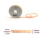 Chiffon bias tape item h mm 14/6/6 Chiffon 20 meters