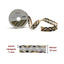 Sbieco cotone fantasia h mm 25/7/7 articolo Galles metri 15