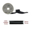 Eco-leather bias tape h mm 25/10/10 art S28 new 15 meters