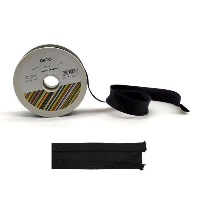 Grosgrain bias tape h mm 25/7/7 Topp 15 meters
