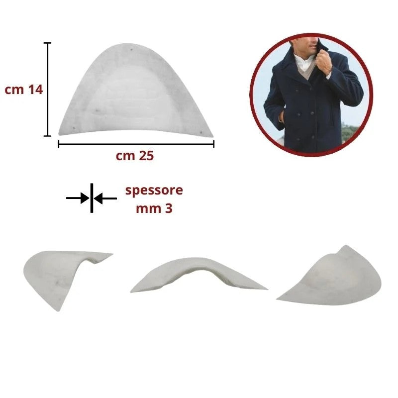 Spalline ovatta taglia S articolo E-5 paia 12