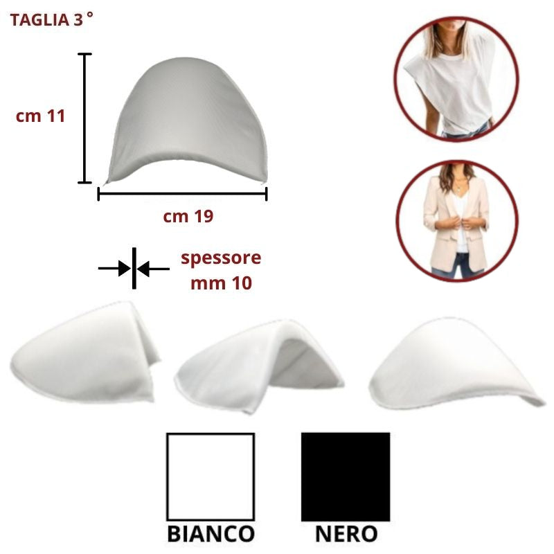 Spalline sellare foderata 1X10 H 10 taglia 3° paia 12