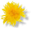 Spilla fiore in organza e piume di struzzo articolo Fm10932