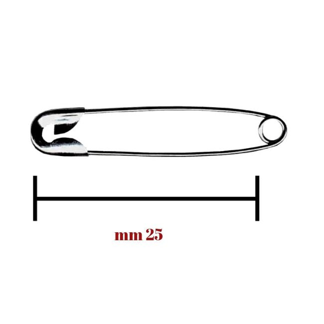 Spille sicurezza numero 0 h mm 25 articolo 2801 pezzi 288