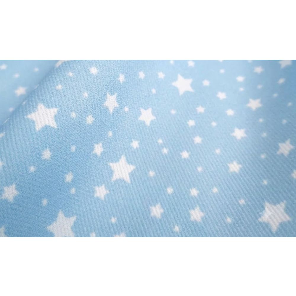 Printed striped piquet fabric, 150 cm high