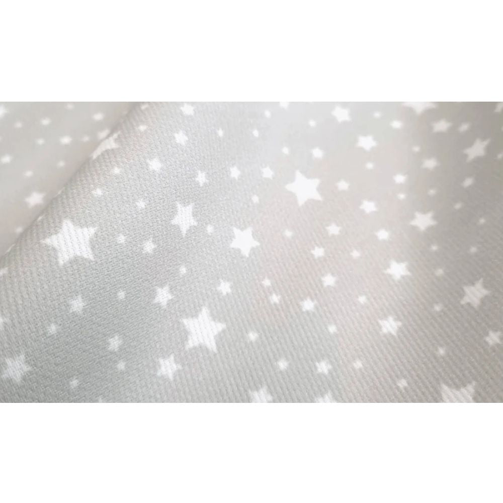 Printed striped piquet fabric, 150 cm high