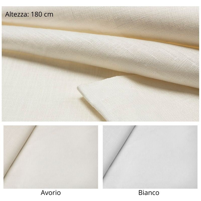 Tela in lino 100% h 180 cm articolo 3006 dolce