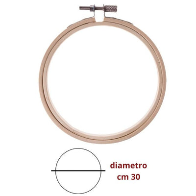 Telaio ricamo in legno ø cm 30 articolo 3601/9