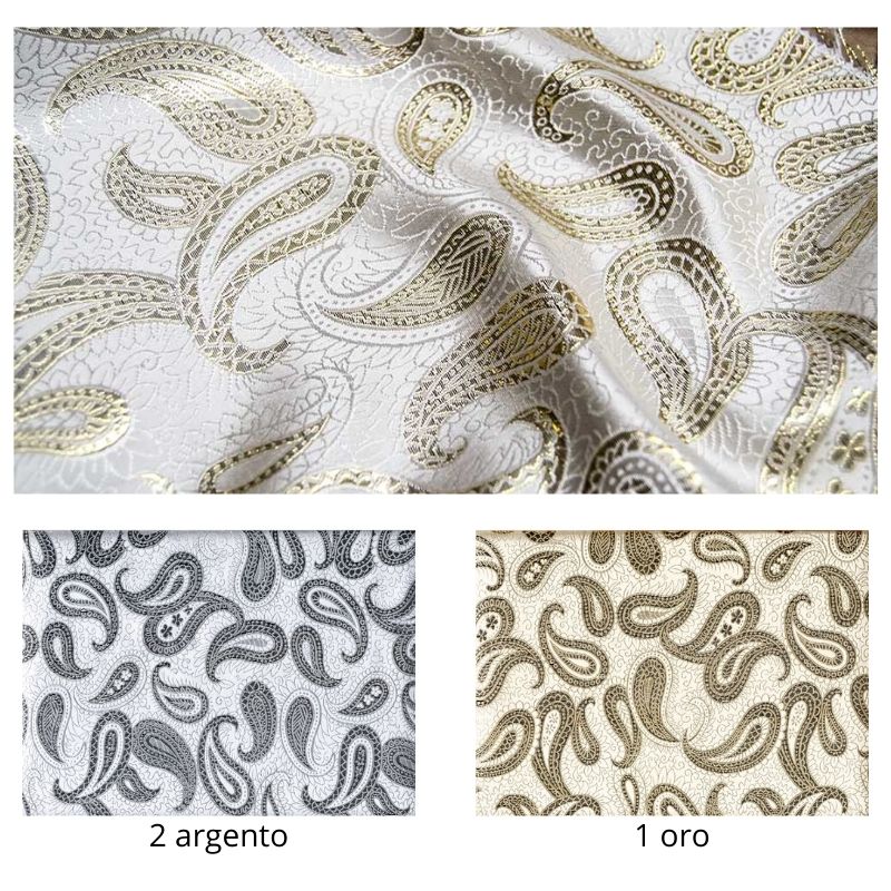 Brocade fabric h cm 140 Cashmere article