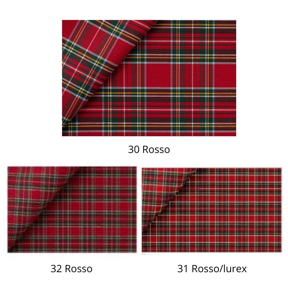 Tessuto h cm 280 policotone fantasia articolo Tartan
