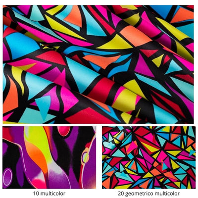 Tessuto in licra stampato h cm 150 articolo Fiesta