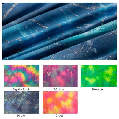 Tessuto in licra stampato h cm 150 articolo Sport