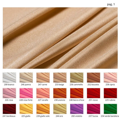 Tessuto in lycra (pesante) lucida h cm 150 articolo Lorella