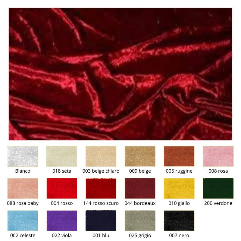 Velvet fabric h cm 150 item Valentine