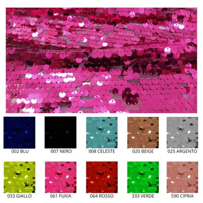 Tessuto paillettes h cm 140 articolo Luce