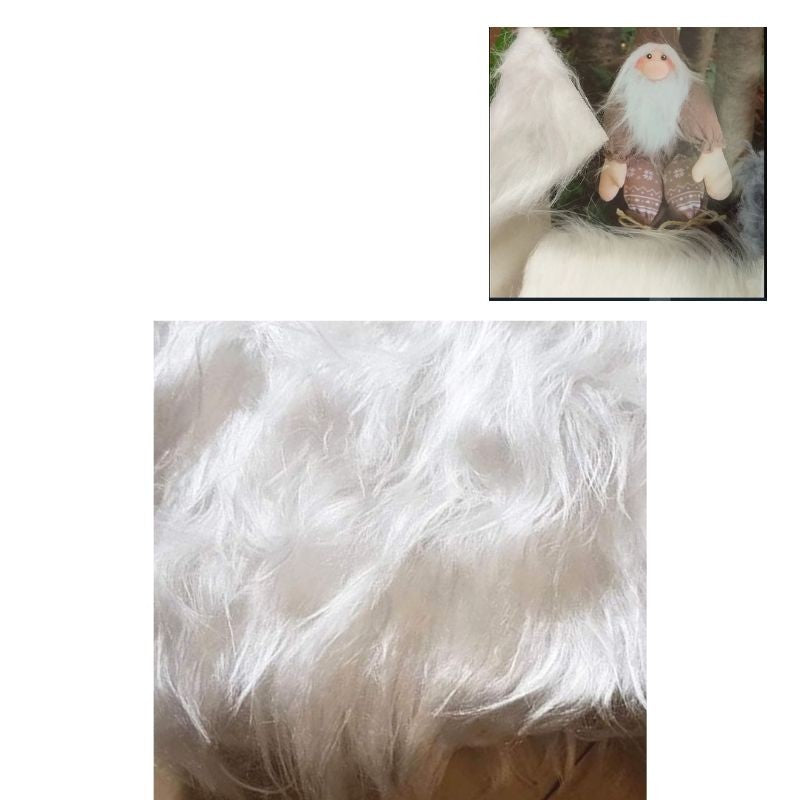 Long-haired fur fabric, height 140 cm 