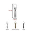Replacement zipper pull item MOD092 5 pieces