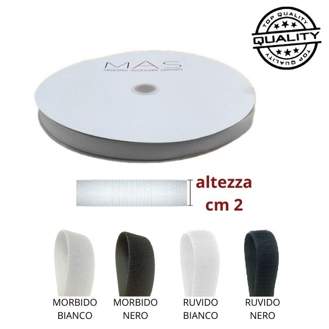 Velcro to sew (no adhesive) h 2 cm article V30 Mas 25 meters